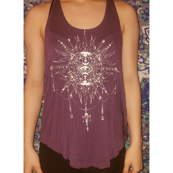 purple tank top - Picture 1 of 1